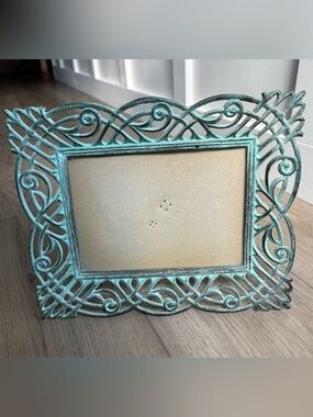 Terragrafics Verdigris Metal Picture Frame - 5 x 7